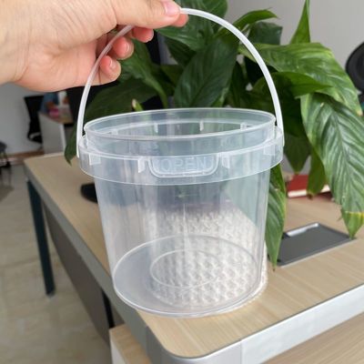 500 ml Στρογγυλό πλαστικό δοχείο με καπάκι Τροφικής ποιότητας Διαφανές Στρογγυλό 8/12/16/24/32 oz