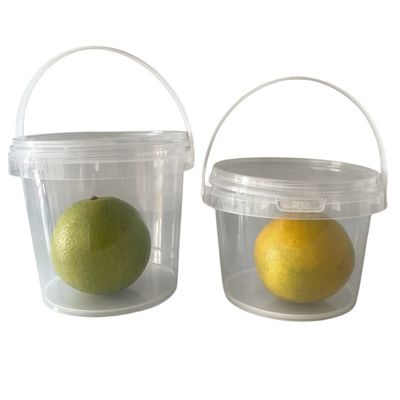 200ml 300ml 500ml 750ml 1L πλαστικό κουβά με κάλυμμα και λαβή