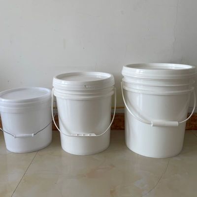 1000 ml διαυγές πλαστικό δοχείο κουβά με μεταξοειδές και θερμική μεταφορά εκτύπωσης