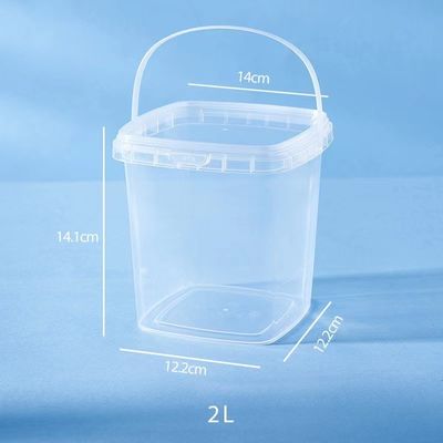 1.0 έως 2,5 mm πάχος πλαστικές μπάνες με καπάκι πιστοποιημένες από την GAP/ISO/FDA
