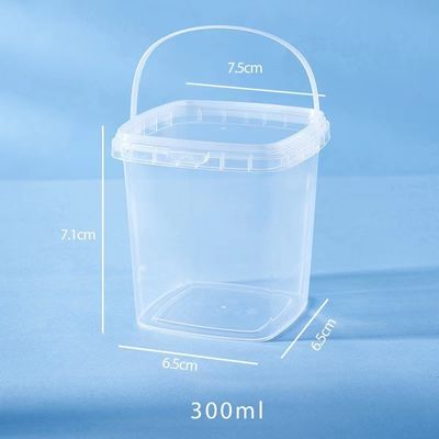 1.0 έως 2,5 mm πάχος πλαστικές μπάνες με καπάκι πιστοποιημένες από την GAP/ISO/FDA