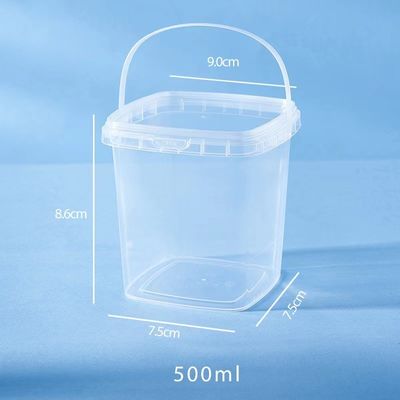 1.0 έως 2,5 mm πάχος πλαστικές μπάνες με καπάκι πιστοποιημένες από την GAP/ISO/FDA