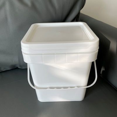 5L σφραγισμένο πλαστικό κουβά τετραγωνικό σχήμα για βιομηχανικές και γεωργικές ανάγκες