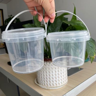 300 ml 500 ml 750 ml 1L διαυγές δοχείο για φαγητό με κουβά ιδανικό για σνακ και γεύματα κατά την κίνηση