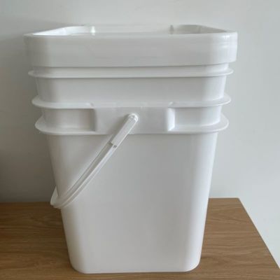Προσαρμόστε 10L 15L 20L πλαστικό κουβά με μεταλλικό χερούλι 5 γαλόνια κουβά