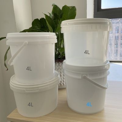 4L δοχείο εργαλείων κουβά με κάλυμμα από πολυπροπυλένιο/HDPE και πλαστικό τροφίμων
