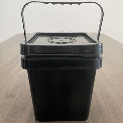10,0 έως 2,5 mm πάχος Αειφόρα ζωοτροφές Snacks Square Bucket Plastic Container Bucket