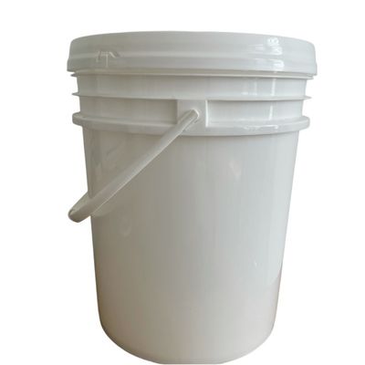 20L βαρύς φόρτωσης πλαστικό κουβά με καπάκι και μεταλλικό χερούλι πιστοποιημένο από την GAP/ISO/FDA
