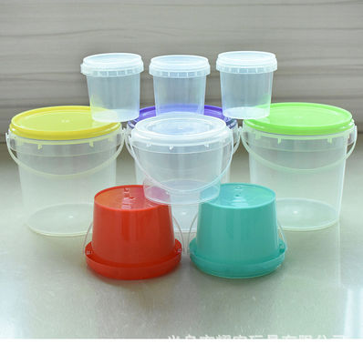 Πολυπροπυλένιο/HDPE 500ml/750ml/1L Διαφανής εκτυπωμένος δοχείο τροφικής ποιότητας Προσαρμόστε ναι