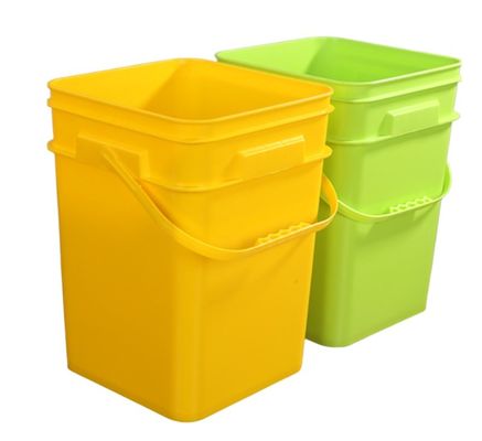 20L τετραγωνικό πλαστικό δοχείο με πιστοποίηση GAP/ISO/FDA και προσαρμόσιμο σχέδιο