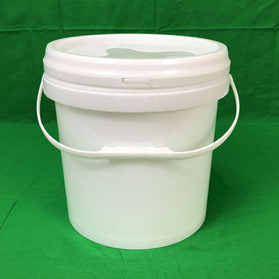 10,0 έως 2,5 mm πάχος 10kg PP πλαστικό κουβά με μπογιά με κάλυμμα GAP/ISO/FDA πιστοποιημένο