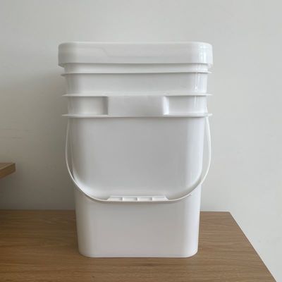 20KG HDPE πλαστικό κουβά κουβά για καφέ Pet Treat εύκολο άνοιγμα κάλυμμα και αεροστεγή σφραγίδα