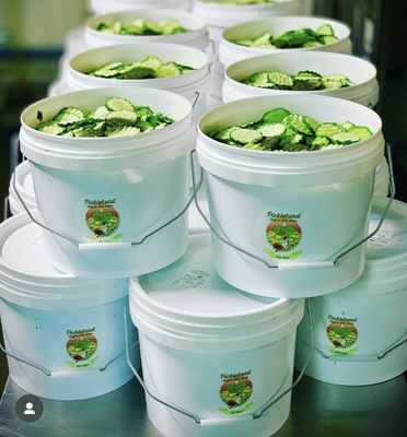 10KG Pickles Bucket με κάλυμμα Χημικά διαρροή Ασφαλής Αποθήκευση Τροφίμων