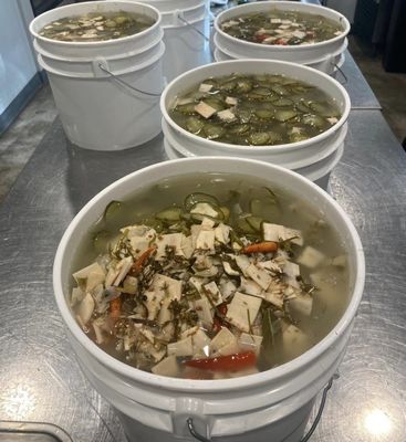 Πολυπροπυλένιο 1L5L7L10L12L16L20L25L Γύρω πλαστικό κουβά με λαβή και καπάκι