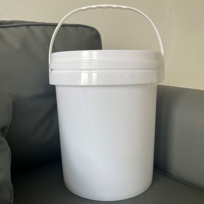 Πολυπροπυλένιο 1L5L7L10L12L16L20L25L Γύρω πλαστικό κουβά με λαβή και καπάκι