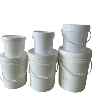 Προμήθεια 5L 10L 15L 16L 18L 20L πλαστικό κουβά στρογγυλό πλαστικό κουβά με καπάκι και προσιτή