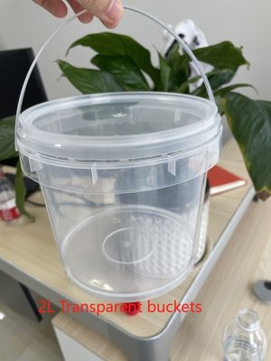 Χημικά 1L-5L Clear Bucket Popcorn Bucket με πιστοποιητικό GAP/ISO/FDA