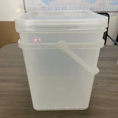 Προσαρμόστε το τετράγωνο κουβά με κάλυμμα 2L 3L 4L 5L 6L Αποθήκευση Σπίτι τροφή πλαστικό κουβά