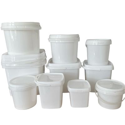 Φθηνό HDPE 4L 5L 6L 8L 10L πλαστικό κουβά με καπάκια και αξεσουάρ