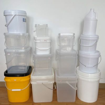 Συσκευή για μπισκότα 15L τετραγωνικό πλαστικό κουβά με υλικό HDPE και έντυπο σχέδιο