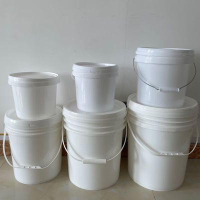 Πωλήσεις κατάλογος 1.0-2.5 MM πάχος Στρογγυλό 5L 6L 8L 10L PP πλαστικό κουβά με κάλυμμα