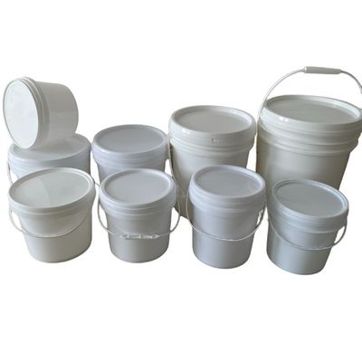 Πωλήσεις κατάλογος 1.0-2.5 MM πάχος Στρογγυλό 5L 6L 8L 10L PP πλαστικό κουβά με κάλυμμα