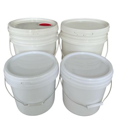 300 ml 25L Στρογγυλό τετράγωνο πλαστικό κουβά με κάλυμμα και λαβή πάχους 1,0 έως 2,5 mm