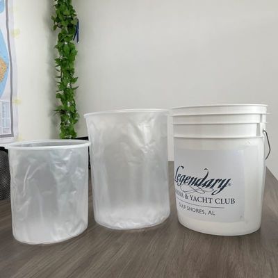 Φθηνό 10L 15L 16L 18L 20L 25L Custom λευκό PP πλαστικό κουβά με καπάκι και λαβή