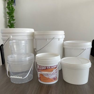 1L 2L 4L 10L 15L 18L 20L πλαστικό δοχείο για γάλα γιαγούρτι αγγούρια στρογγυλό λευκό κουβά