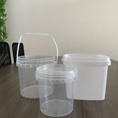Εκτύπωση μετάξι Screem 5 λίτρα Λευκό PP Τροφίμων Αξία πλαστικό κουβά με καπάκι