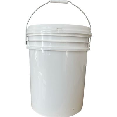 5L 10L 20L βαρύς φόρτωσης πλαστικό κουβά με μεταλλικό χερούλι Διαφανής ή προσαρμοσμένη εκτύπωση