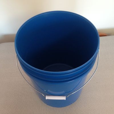 5L 10L 20L βαρύς φόρτωσης πλαστικό κουβά με μεταλλικό χερούλι Διαφανής ή προσαρμοσμένη εκτύπωση