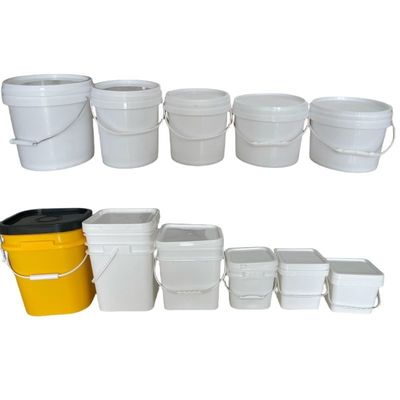 1 γαλόνι HDPE πλαστικό κουβά Custom LOGO εκτύπωση για τη μεταφορά θαλασσινών