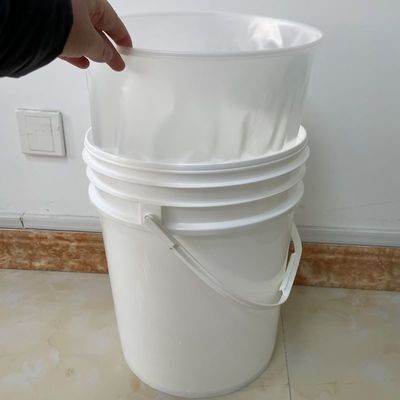 Προσαρμόστε πλαστικό κουβά Διαφανές πλαστικό κουβά χρώματος για εφαρμογές τροφίμων