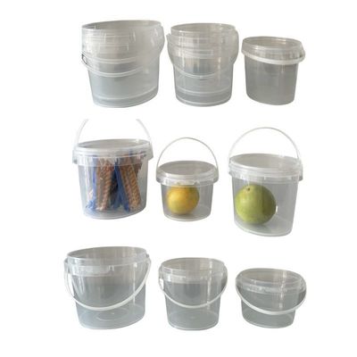 200ml 350ml 500mL 750ml 1L Στρογγυλο πλαστικό κουβά με κάλυμμα για σκόρδο και σάλτσα