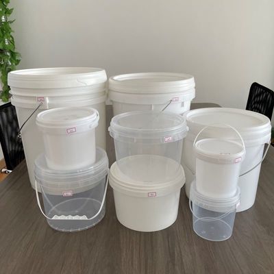 Πιστοποιητικό GAP/ISO/FDA 20L πλαστικό κουβά για προμήθεια και συσκευασία σε λευκό χρώμα
