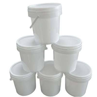 Χημικά 1.5L/2L/3L/5L/10L/20L/25L/40L πλαστικό ορθογώνιο κουβά με καπάκι και λαβή