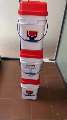 20L 25L Γήινος ανθεκτικός μαύρος HDPE πλαστικός κουβάς για την κατασκευή Ηποξυλικής υψηλής χωρητικότητας