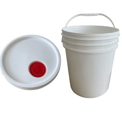 5 Gal Τροφικά πλαστικά κουβάκια με μεταλλικό χερούλι Προσαρμόστε το πάχος 1,0 έως 2,5 mm