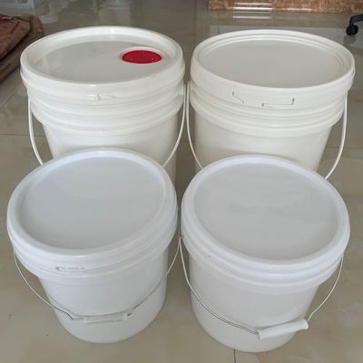 5 Gal Τροφικά πλαστικά κουβάκια με μεταλλικό χερούλι Προσαρμόστε το πάχος 1,0 έως 2,5 mm