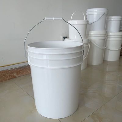 Στρογγυλό ή τετράγωνο HDPE κουβά για επόξυ σε 5 γαλόνια 6 γαλόνια μέγεθος