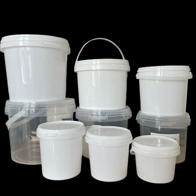 Μικρό λευκό δοχείο για το γιαούρτι 500 ml 750 ml 1 l δοχείο αποθήκευσης τροφίμων με καπάκι