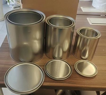 1L-5L Τυποποιημένο στρογγυλό μεταλλικό δοχείο για σάλτσα χρώματος και τρόφιμα από πολυπροπυλένιο