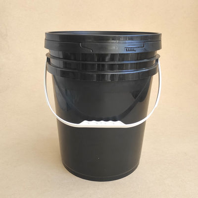 1.0-2.5mm πάχος GAP/ISO/FDA Εγκριθείσα πλαστική κουβά για μπογιά σε μεγέθη 5L 10L 20L 25L 30L