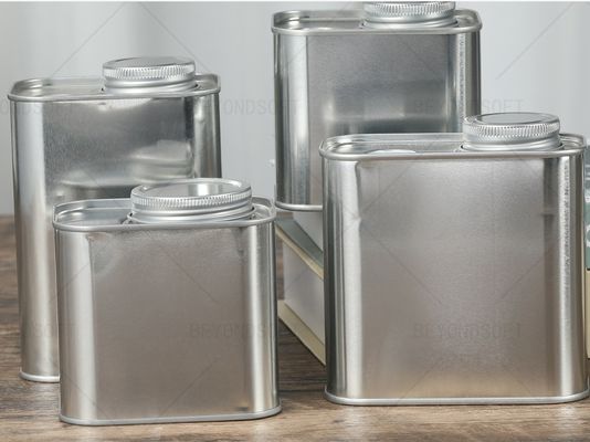 1L-5L Στρογγυλά μεταλλικά κονσέρβα Ιδανικά για χρώμα και σάλτσα με ή χωρίς λαβή