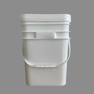 5L 10L 15L 20L 25L τετραγωνικό πλαστικό κουβά με κάλυμμα και λαβή βαρύ έργο κατασκευή απαραίτητο