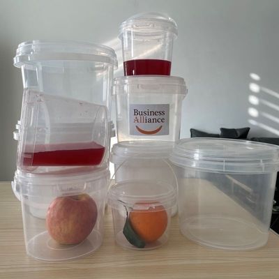 Πιστοποιημένο από την GAP/ISO/FDA 2 γαλόνια τενεκεδένιο κουβά ποπκόρν Προσαρμόσιμο και διαφανές