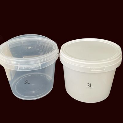 2L 3L 4L 5L Popcorn Bucket πλαστικό κουβά με μεταξοειδή οθόνη / μεταφορά θερμότητας / εκτύπωση IML