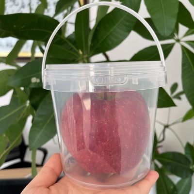 2L 3L 4L 5L Popcorn Bucket πλαστικό κουβά με μεταξοειδή οθόνη / μεταφορά θερμότητας / εκτύπωση IML