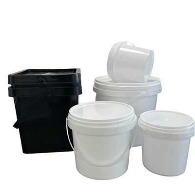 Πλαστικό κουβά με πιστοποίηση GAP/ISO/FDA 1 γαλόνι δοχείο παγωτού με καπάκι